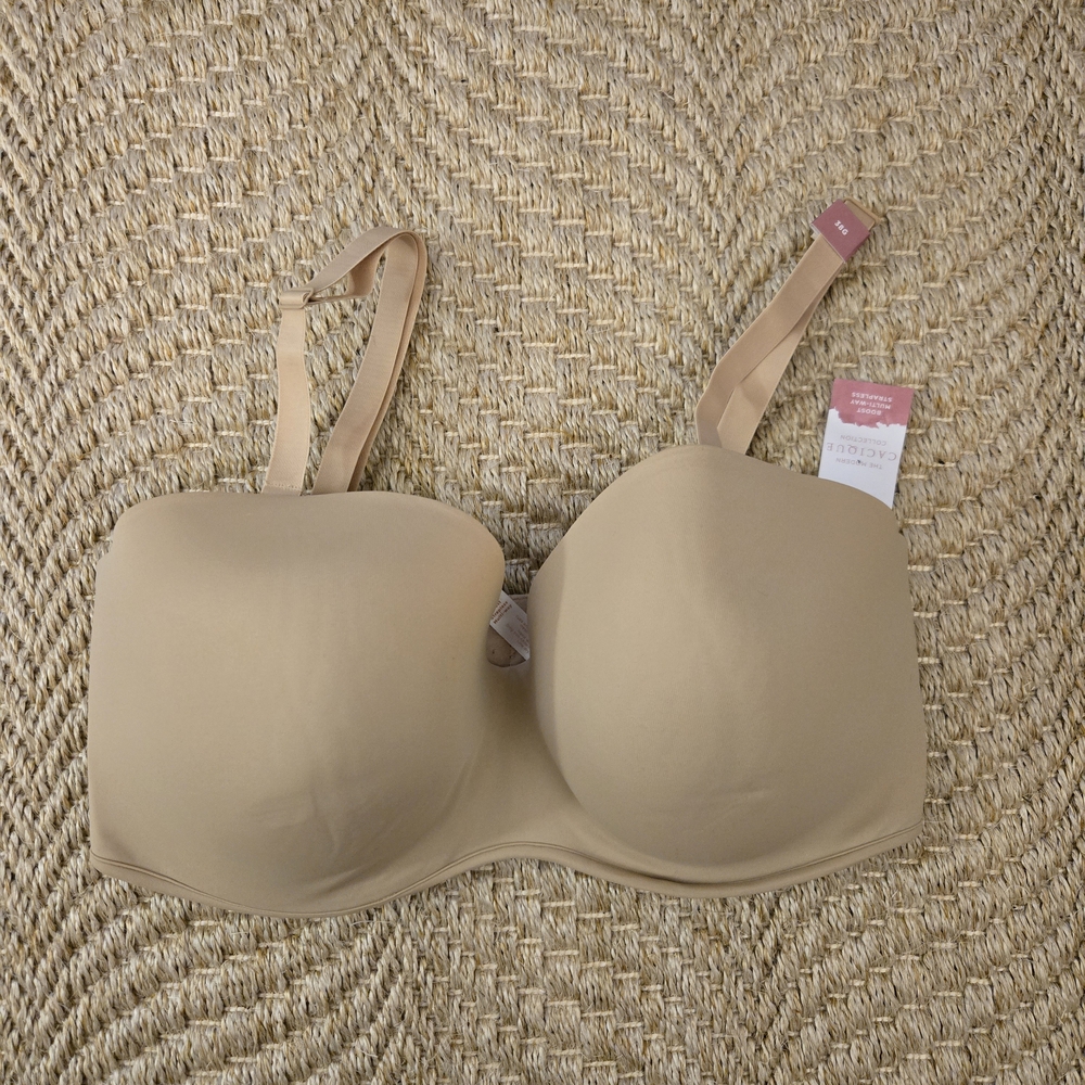 Cacique Beige Strapless Bra
